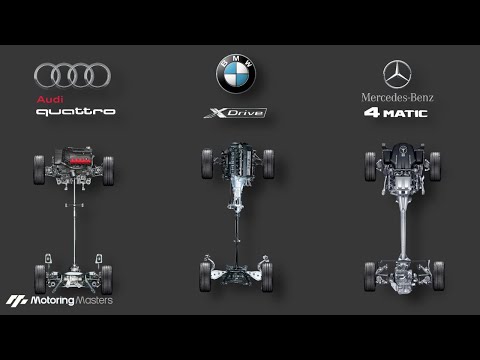 Audi Quattro vs BMW xDrive vs Mercedes 4MATIC – Engineering Explained