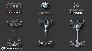 Audi Quattro vs BMW xDrive vs Mercedes 4MATIC – Engineering Explained