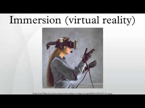 イマージョン（仮想現実 (Immersion (virtual reality))