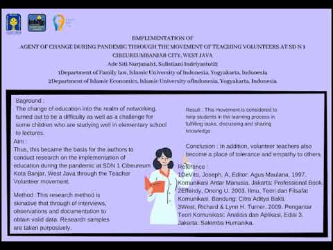 Implementation of Agent of Change During Pandemic Through the Movement of Teaching Volunteers...