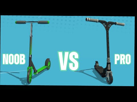 NOOB VS PRO in Touchgrind scooter!