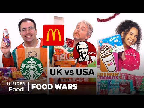 美國 vs 英國 2023 年聖誕特輯 | 美食大戰 | Insider Food (US vs UK Christmas Special 2023 | Food Wars | Insider Food)