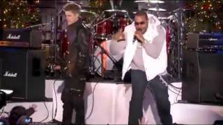 Justin Bieber &amp; Busta Rhymes - Drummer Boy Live at Rockefeller Center