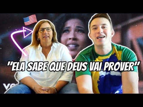MÃE GRINGA CRISTÃ REAGINDO A MÚSICA GOSPEL BRASILEIRA (Gabriela Gomes - Deus Proverá React)