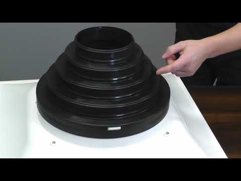 Black Plastic Return with Universal Collar