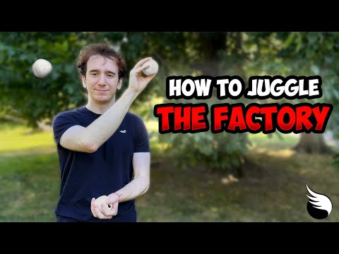 How to Juggle THE FACTORY (Best 3 Ball Trick)