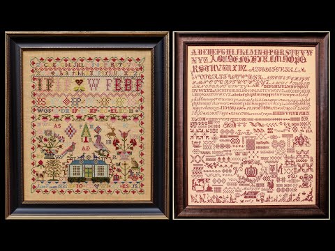 Flosstube #123 Two new releases Jane Fiddes - 1835 & Mary 395 - 1869