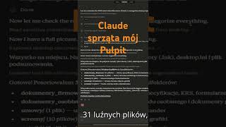 Claude posprzątał mój pulpit w 60 sekund