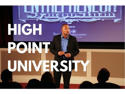 Jeff Moore speaking at High Point University
