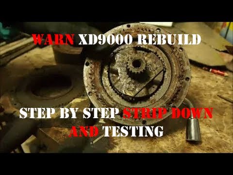 JD's DefenderCam 4: Warn XD9000 Winch Rebuild Part1-Testing & Deconstruction
