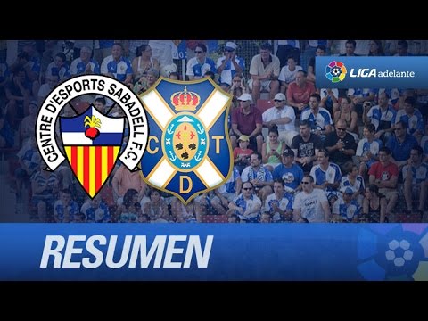 Resumen de CE Sabadell (1-3) CD Tenerife