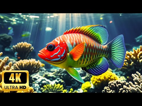 شاهد جمال 4k المذهل حوض أسماك يأخذ الأنفاس
