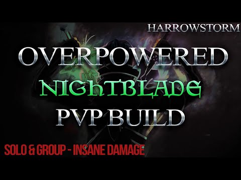 UNKILLABLE STAMINA NIGHTBLADE PvP BUILD [SOLO & GROUP] | HARROWSOTRM ESO