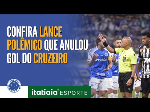VEJA COM DETALHES O LANCE POLÊMICO QUE RESULTOU NA ANULAÇAO DO GOL DO CRUZEIRO