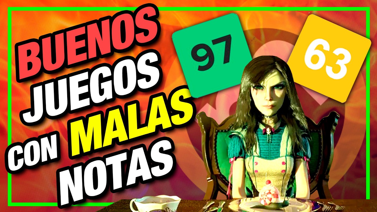 Buenos juegos que Recibieron Malas Notas