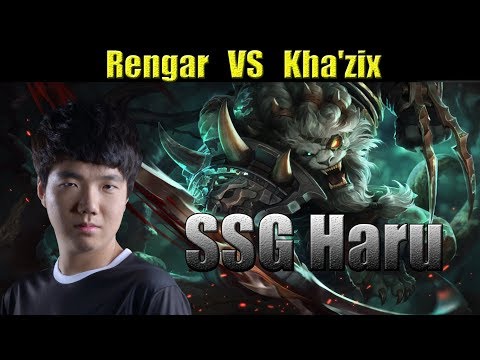 SSG Haru - Rengar Jungle  하루 렝가 - KR LOL REPLAYS