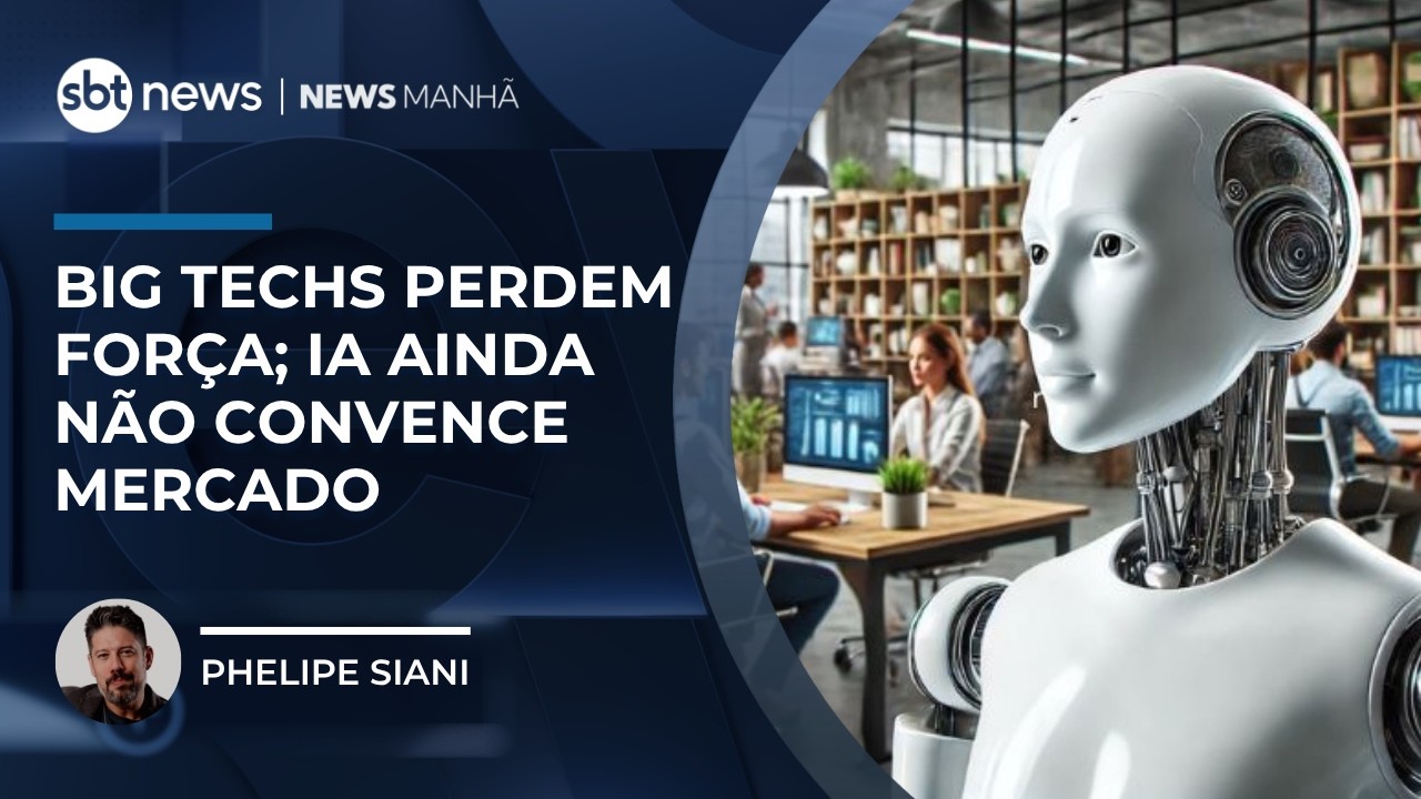 Big Techs perdem valor enquanto mercado cobra retorno da inteligência artificial