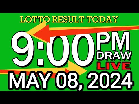 LIVE 9PM LOTTO RESULT TODAY MAY 08, 2024 #2D3DLotto #9pmlottoresultmay08,2024 #swer3result