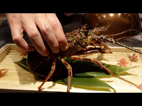 $400 Teppanyaki Japanese Lobster in Tokyo - 4K