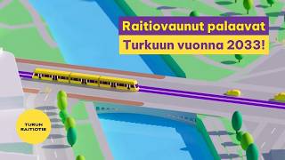 Raitiovaunut palaavat Turkuun vuonna 2033