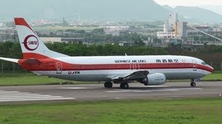 preview picture of video '[SWAL JET Livery] JTA Boeing 737-400 JA8999 TAKE-OFF ISHIGAKI Airport 石垣空港 2013.3.6'