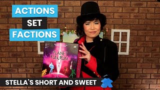 Planet Fulcrum Board Game - Stella's Short and Sweet. A Kickstarter Preview