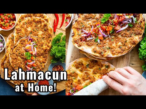 Turkish Lahmacun Recipe | How to Make Lahmacun (Oven & Stovetop)