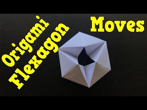 Easy origami Flexagon