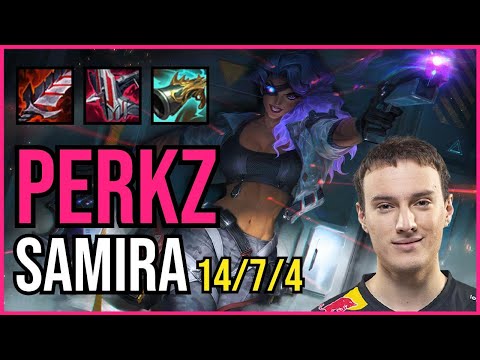 PERKZ - SAMIRA vs SENNA ADC - NA Grandmaster - Patch 11.3