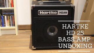 Video thumbnail for Hartke HD 25 bass amp :  unboxing by Chrisdava