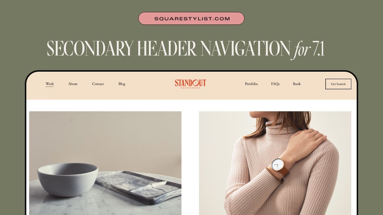 Secondary Navigation for Squarespace 7.1