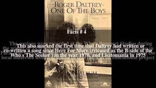 One of the Boys (Roger Daltrey album) Top # 8 Facts