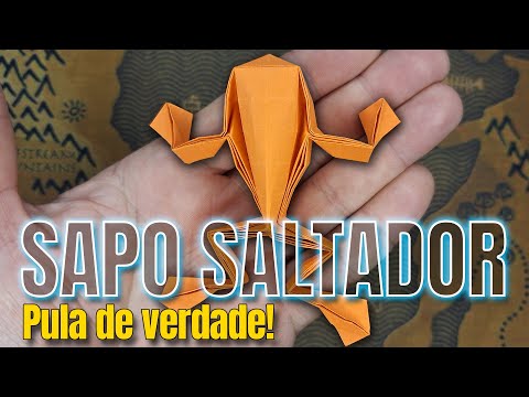 🐸✨ Jumping Frog Origami | It Really Jumps!