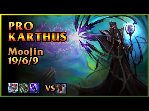 PRO Karthus(KR) [MooJin/MooJin777] | KDA 19/6/9 JNG
