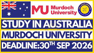 How to Apply for Murdoch University RTP Scholarship 2027 Fully Funded Master's & PhD in Australia