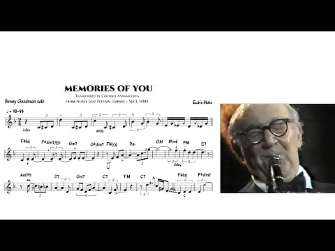 Benny Goodman - Memories of you (transcription)