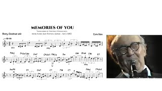 Memories of you - Benny Goodman (clarinet transcription)