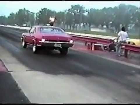 Time trial at Dragway 42 my 1972 Nova vs a 1973 Road Runner
