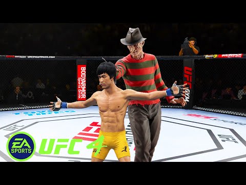 UFC4 Bruce Lee vs Freddy Krueger  EA SPORTS UFC 4 - PS5