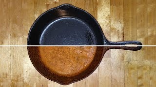 Cast Iron Restoration, Seasoning, Cleaning & Cooking. Cast Iron skillets, griddles and pots.