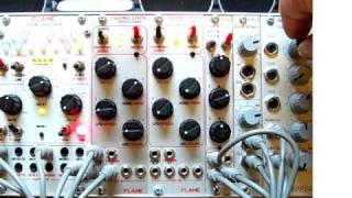 Video thumbnail for Flame Talking Synth + FX6 euro modules by flameampere