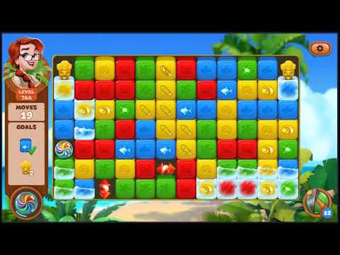 Lost Island Blast Adventure Level 744 - NO BOOSTERS 🏝️ | SKILLGAMING ✔️