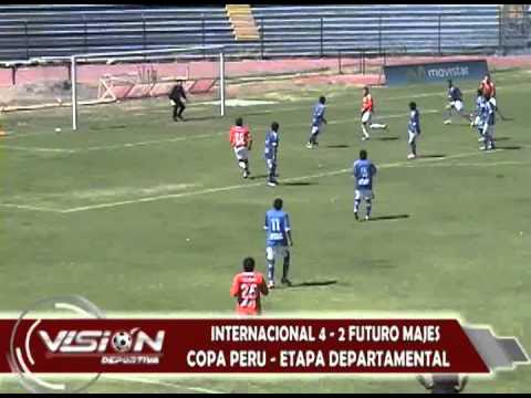 INTERNACIONAL 4 - 2 FUTURO MAJES COPA PERU - Visión Deportiva 2013 Pueblo TV Canal 39