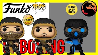 Funko Pop Scorpion Chase Sub-Zero Glow MORTAL KOMBAT Nighty-Night