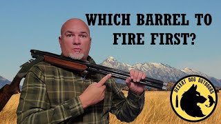 OVER & UNDER: Which barrel to fire 1st?