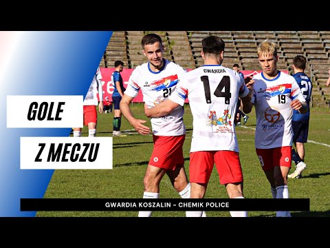 Gole z meczu Gwardia Koszalin - Chemik Police 7:3