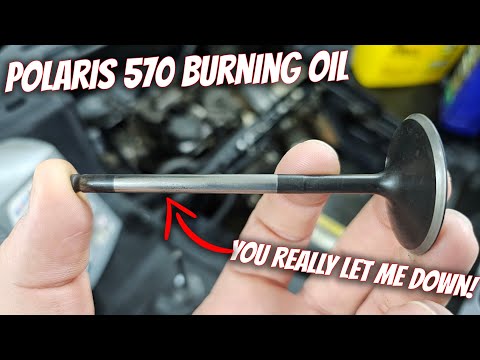 A Polaris 570 is burning oil.  Valve stem seals?  Let's tear it down and find out.