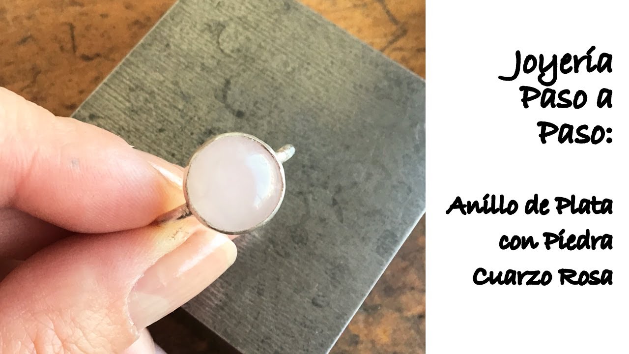 Cómo hacer un Anillo de Plata y Piedra: Tutorial paso a paso Anillo con Engaste Cabuchon