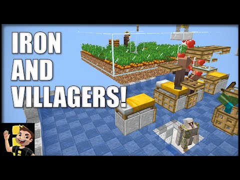 impulseSV - Easy 2-in-1 Iron Farm and Infinite Villager Breeder For Minecraft Java Edition (Tutorial)