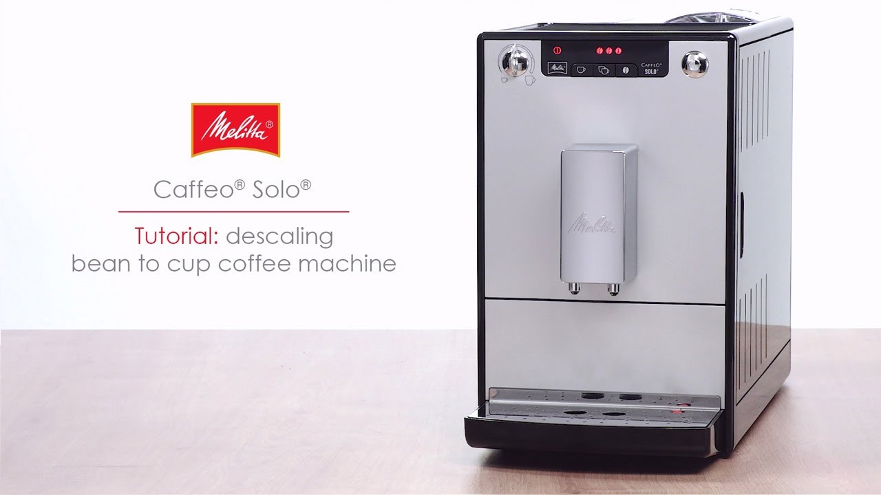 MELITTA SOLO automatinis kavos aparatas, juoda-sidabro